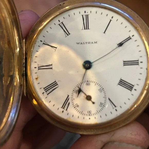 Gold Waltham Pocket Watch